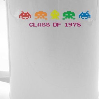 SPACE INVADERS Class Of 1978 Beer Stein