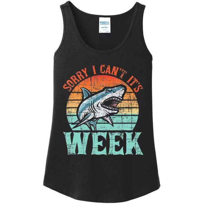 Sorry I Can't Marine Biologist Shark Lovers Wildlife Ladies Essential Tank