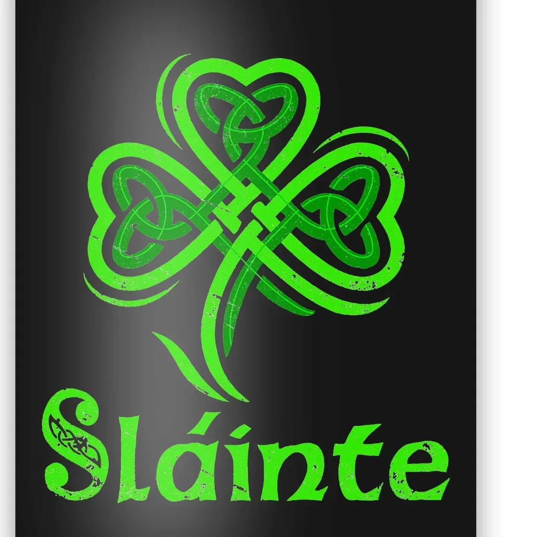 Slainte Irish Cheers Good Health St Patricks Day Slainte Poster Teeshirtpalace 5396