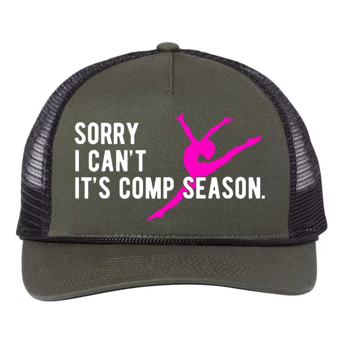 Sorry I CanT Comp Season Cheer Comp Dance Dancing Retro Rope Trucker Hat Cap