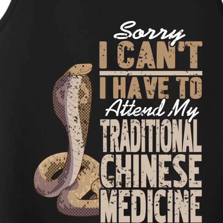 Sorry I Cant I Have To Attend Traditional Chinese Medicine Great Gift Performance Tank