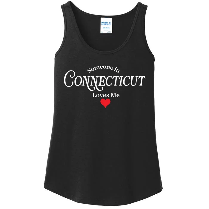 Someone In Connecticut Loves Me Constitution State Ladies Essential Tank