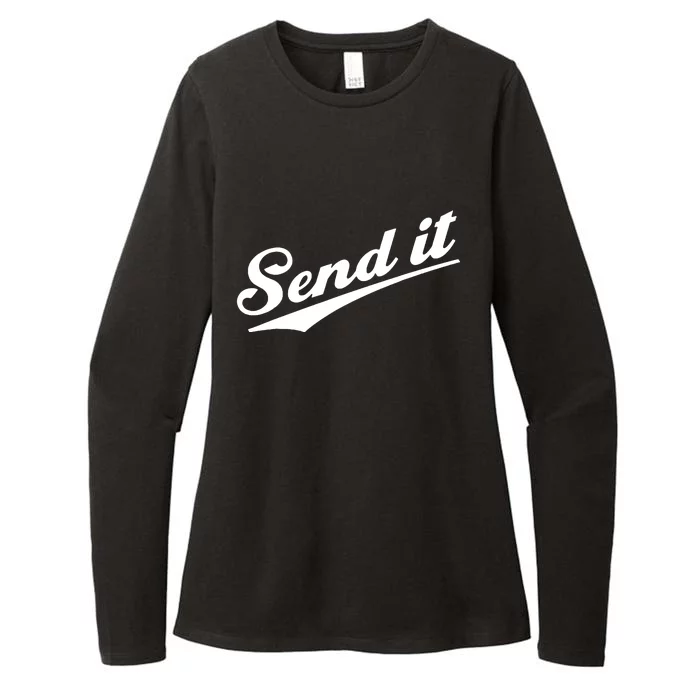 Sent It Classic Logo Womens CVC Long Sleeve Shirt