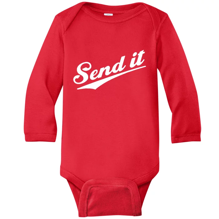 Sent It Classic Logo Baby Long Sleeve Bodysuit