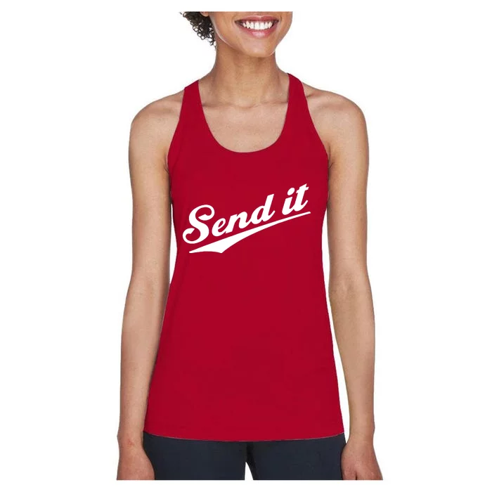 Sent It Classic Logo Women's Racerback Tank