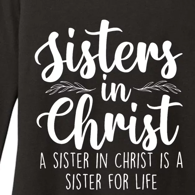 Sisters In Christ Christian Faith Jesus Christ Religious Womens CVC Long Sleeve Shirt