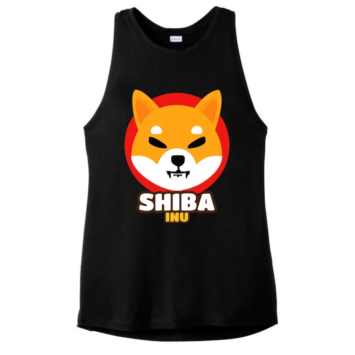 Shiba Inu Coin Crypto Token Cryptocurrency Wallet Shiba Army Ladies Tri-Blend Wicking Tank