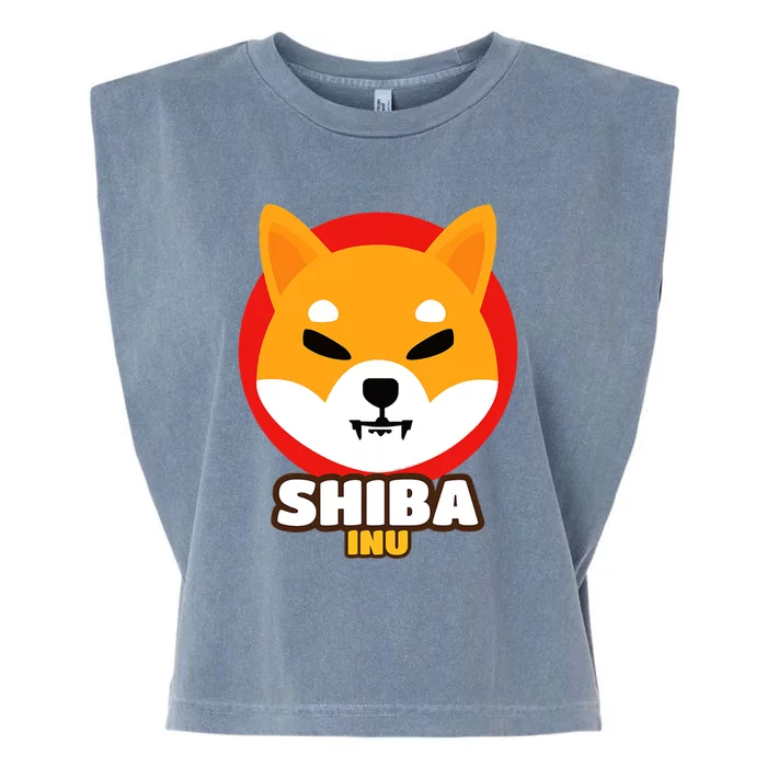 Shiba Inu Coin Crypto Token Cryptocurrency Wallet Shiba Army Garment-Dyed Women's Muscle Tee