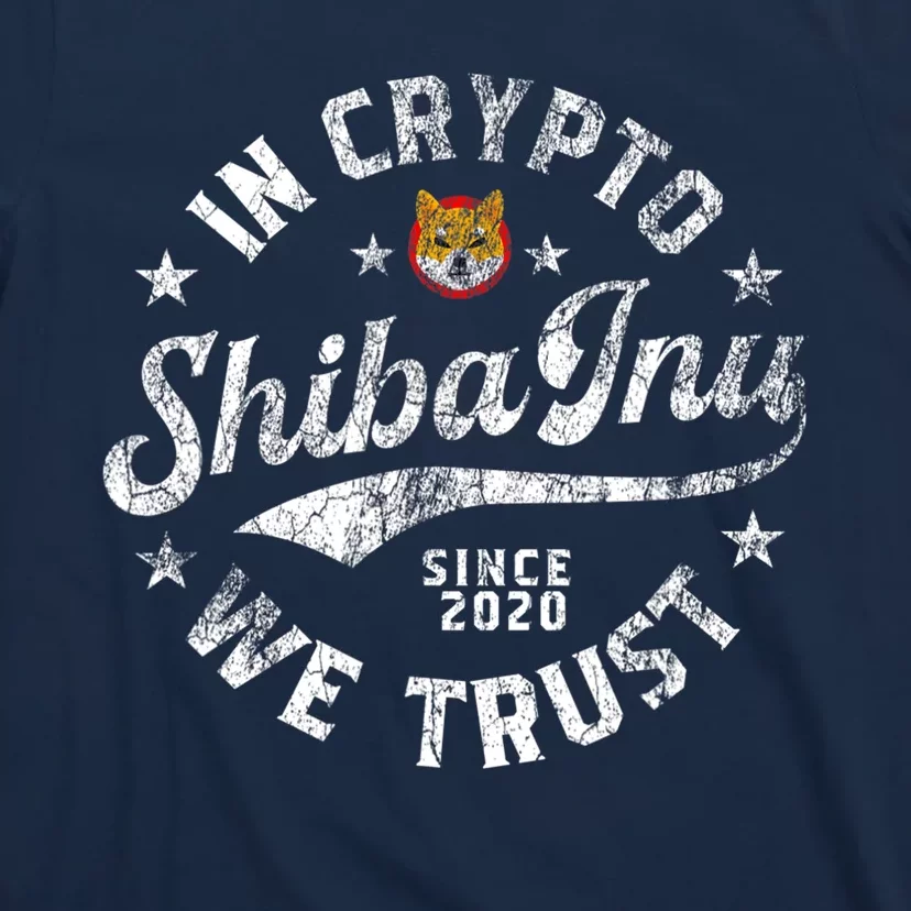 Shiba Inu Coin In Crypto We Trust Token Crypto T-Shirt