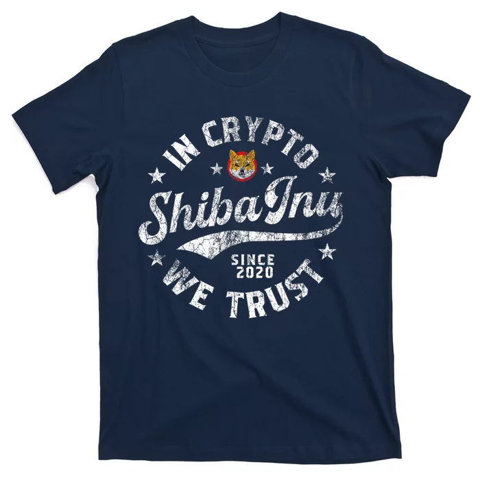 Shiba Inu Coin In Crypto We Trust Token Crypto T-Shirt