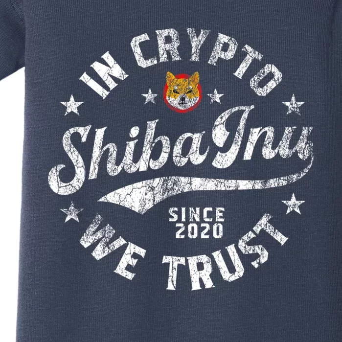 Shiba Inu Coin In Crypto We Trust Token Crypto Baby Bodysuit