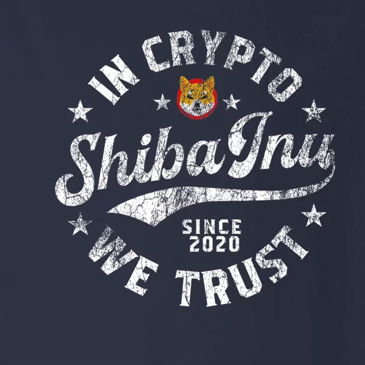 Shiba Inu Coin In Crypto We Trust Token Crypto Toddler Long Sleeve Shirt