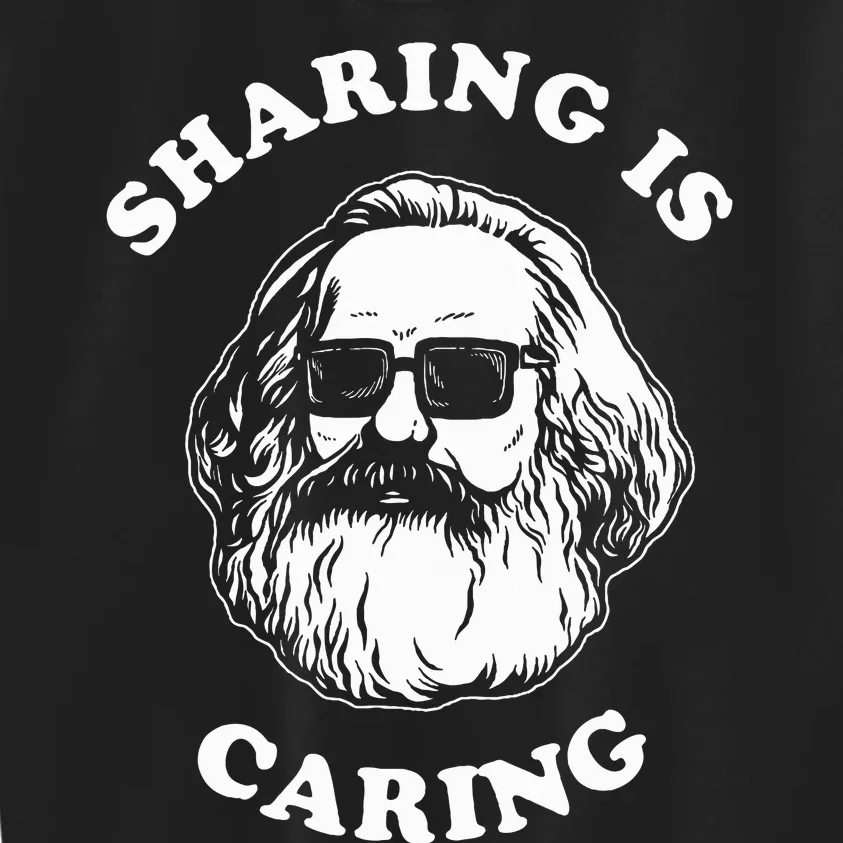 Sharing Is Caring Karl Marx Kids Sweatshirt