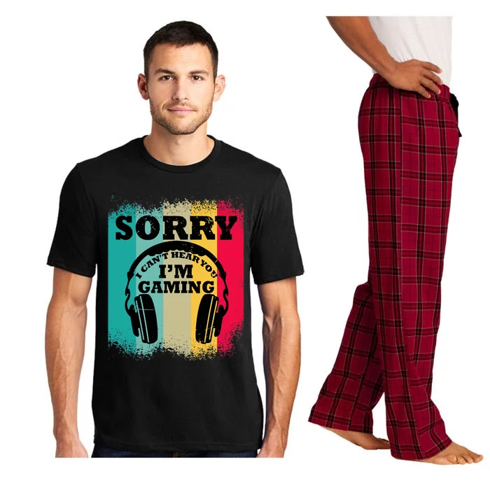 Sorry I Can't Hear You I'm Gaming, Funny Gaming Pajama Set