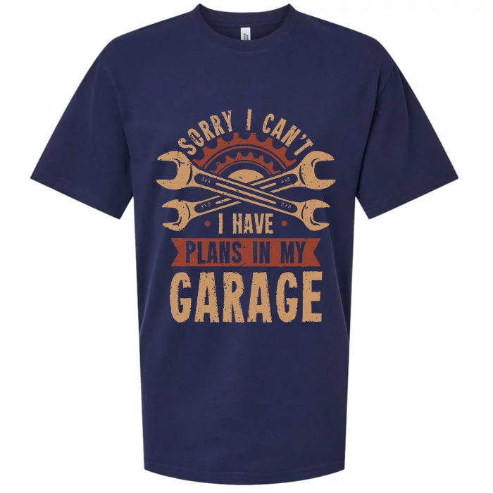 Sorry i cant i have plans in my garage Sueded Cloud Jersey T-Shirt