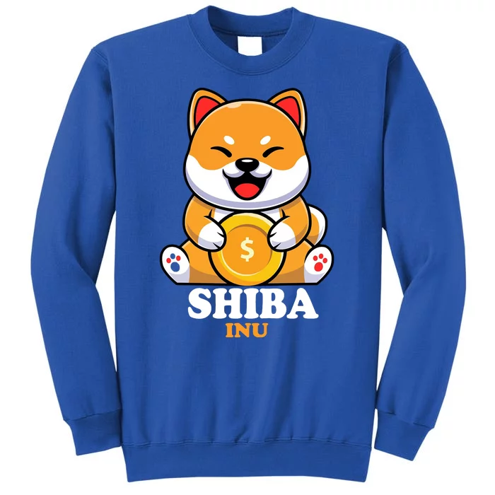 Shiba Inu Crypto Currency Cute Tall Sweatshirt