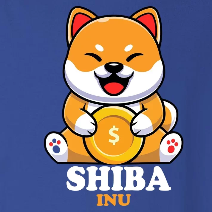 Shiba Inu Crypto Currency Cute Toddler Long Sleeve Shirt