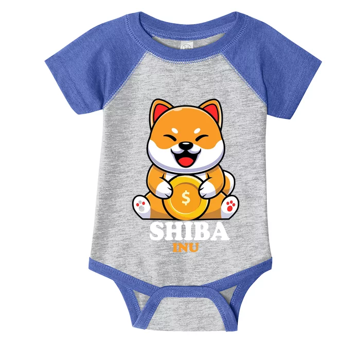 Shiba Inu Crypto Currency Cute Infant Baby Jersey Bodysuit