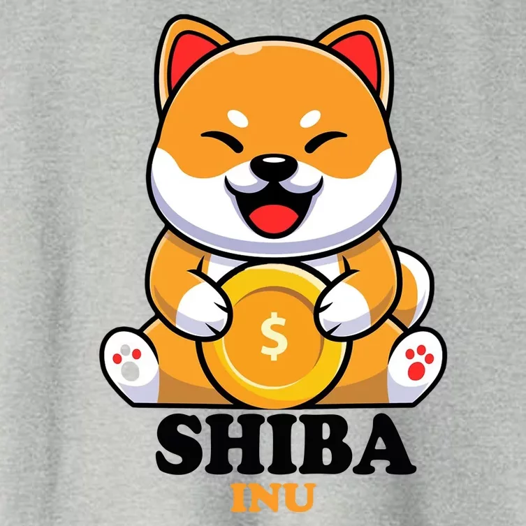 Shiba Inu Crypto Currency Cute Women's Crop Top Tee