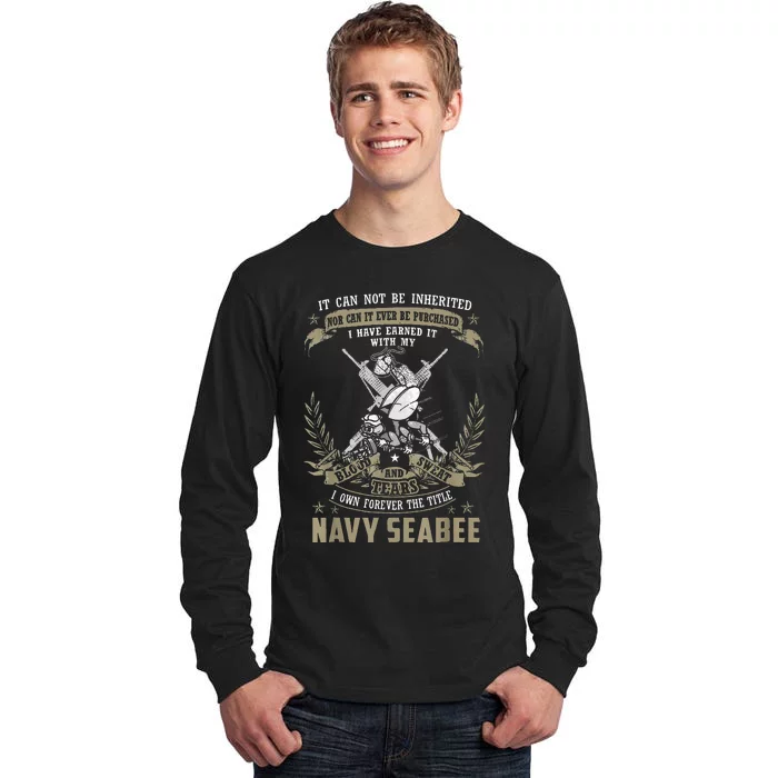 S.E.A.B.E.E It Can Not Be Inherited Or Purchase Tall Long Sleeve T-Shirt