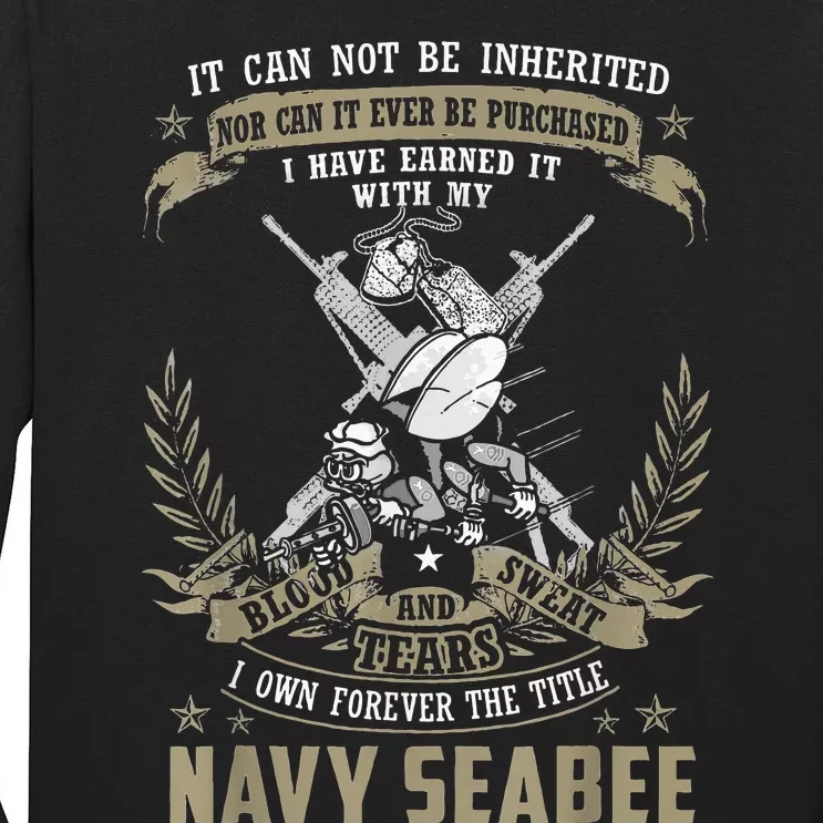 S.E.A.B.E.E It Can Not Be Inherited Or Purchase Tall Long Sleeve T-Shirt