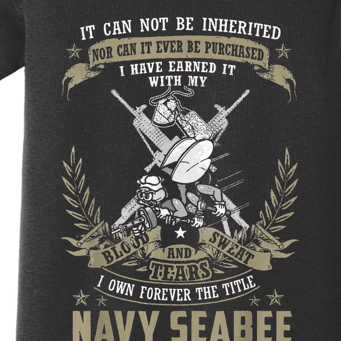 S.E.A.B.E.E It Can Not Be Inherited Or Purchase Baby Bodysuit