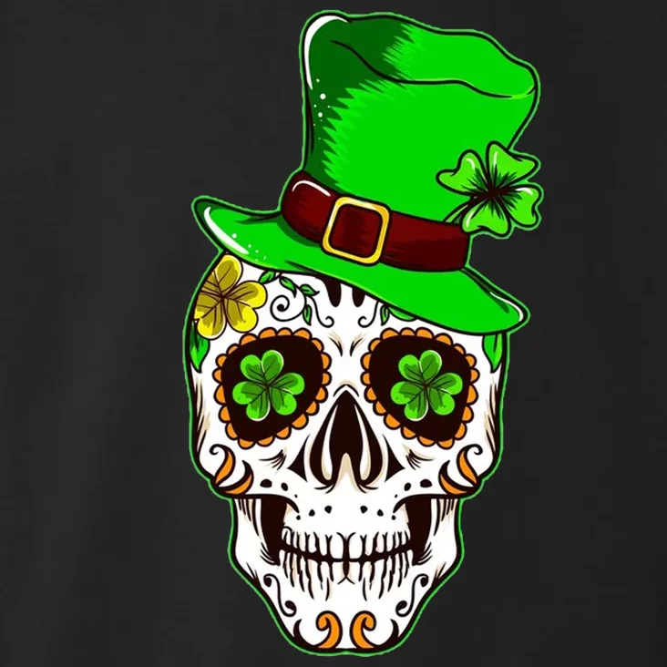 Sugar Irish Clover Skull St Patricks Day Toddler Hoodie