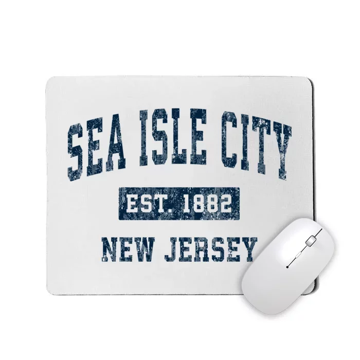 Sea Isle City New Jersey Nj Vintage Sports Mousepad