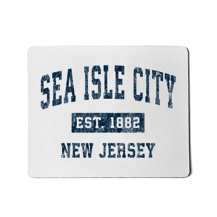 Sea Isle City New Jersey Nj Vintage Sports Mousepad