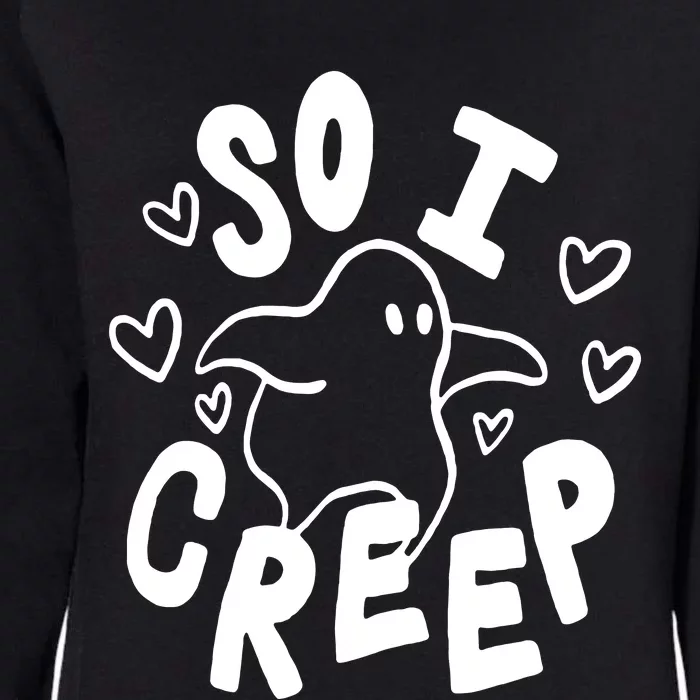 So I Creep Womens California Wash Sweatshirt