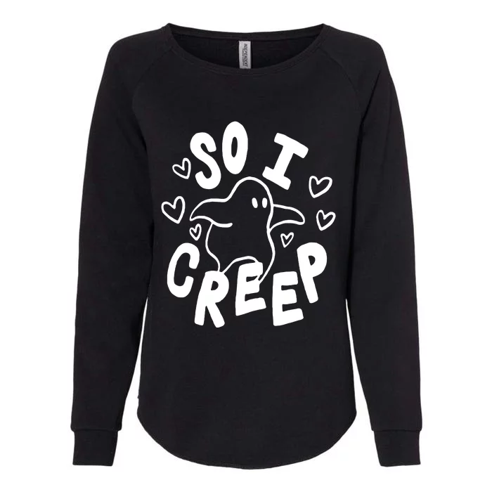 So I Creep Womens California Wash Sweatshirt