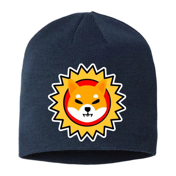 Shiba Inu Coin Star Logo 8 1/2in Sustainable Knit Beanie