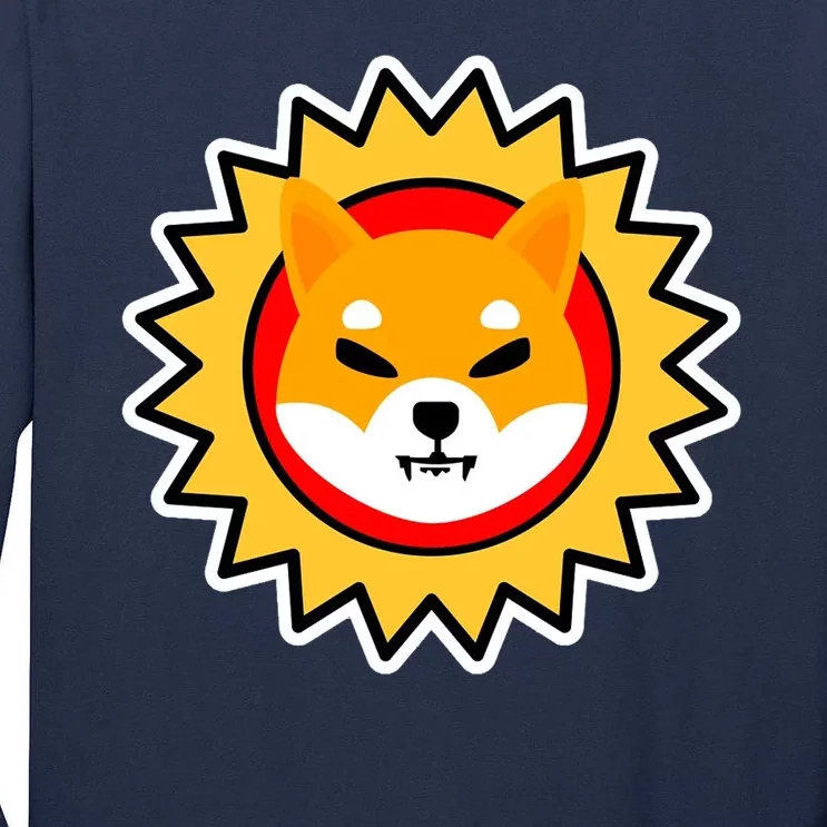 Shiba Inu Coin Star Logo Tall Long Sleeve T-Shirt