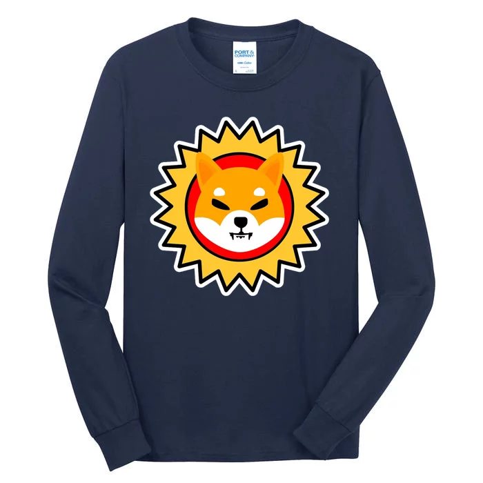 Shiba Inu Coin Star Logo Tall Long Sleeve T-Shirt