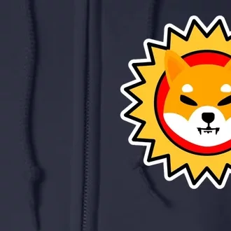 Shiba Inu Coin Star Logo Full Zip Hoodie