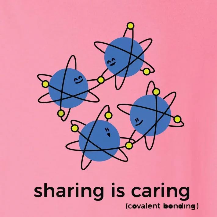 Sharing Is Caring Cute Chemistry Chemist Toddler Long Sleeve Shirt