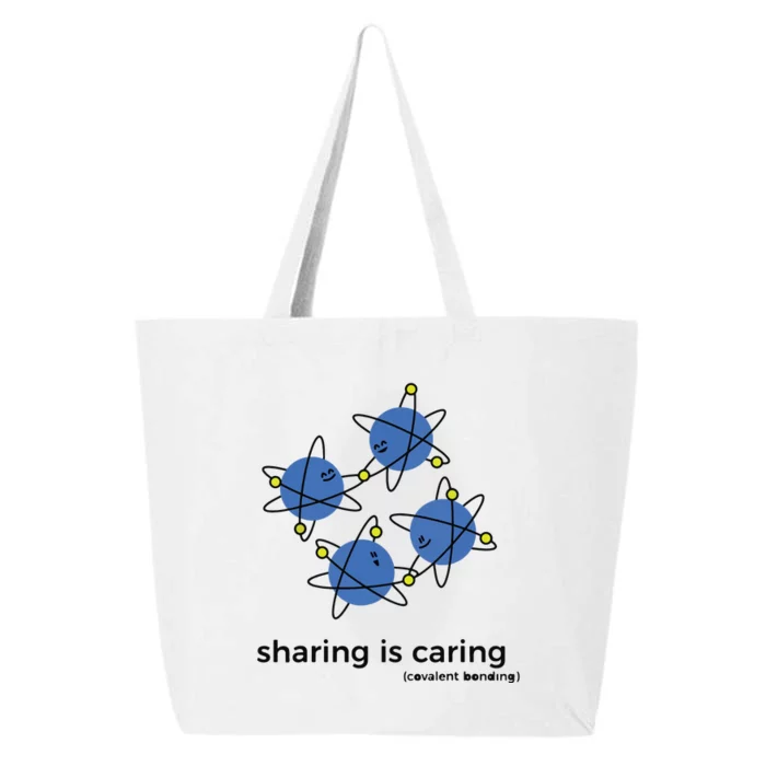 Sharing Is Caring Cute Chemistry Chemist 25L Jumbo Tote