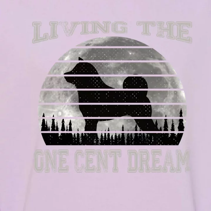 Shiba Inu Coin Token Cool Gift One Cent Dream Shib Army To Moon Meaningful Gift Garment-Dyed Sweatshirt