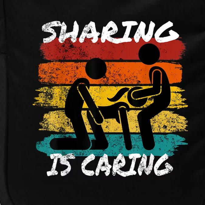 Sharing Is Caring Threesome Sex Polyamory Swingers Impact Tech Backpack