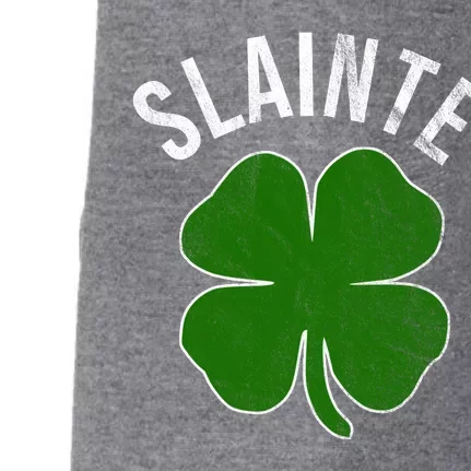 Slainte Irish Clover St Patrick's Day Doggie 3-End Fleece Hoodie