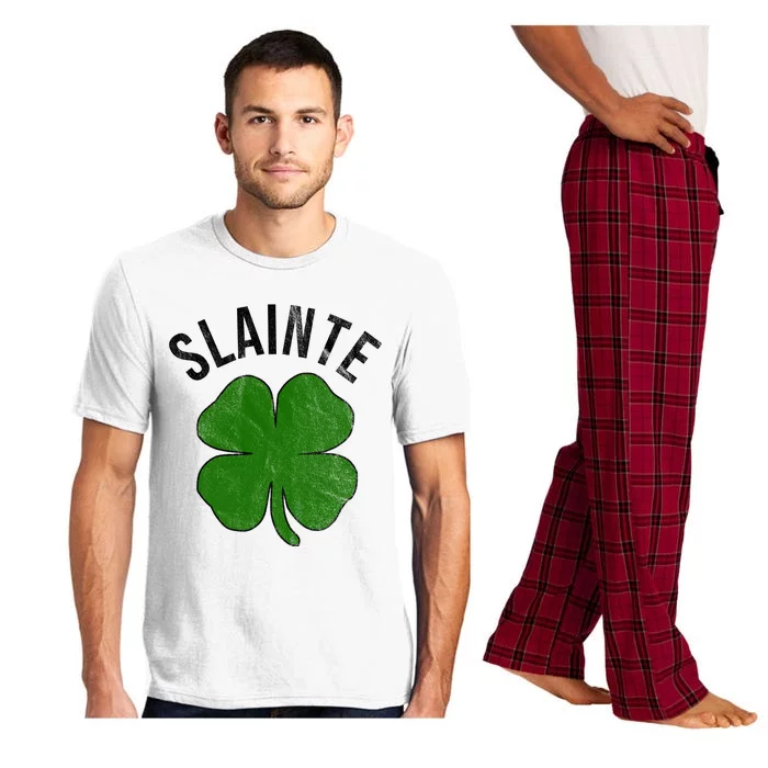 Slainte Irish Clover St Patrick's Day Pajama Set