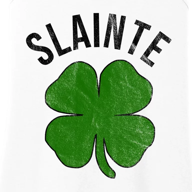 Slainte Irish Clover St Patrick's Day Ladies Essential Tank