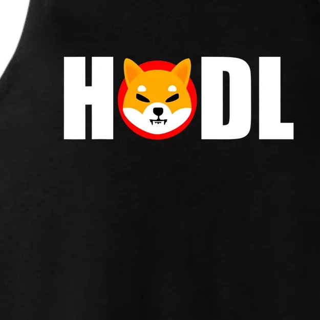 Shiba Inu Coin Crypto Token Shib Hodl Shiba Army Ladies Tri-Blend Wicking Tank