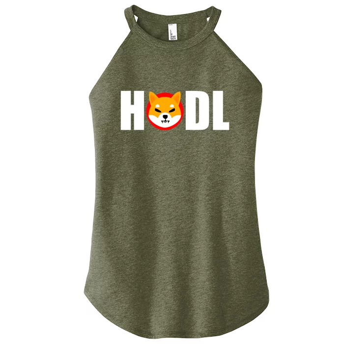 Shiba Inu Coin Crypto Token Shib Hodl Shiba Army Women’s Perfect Tri Rocker Tank