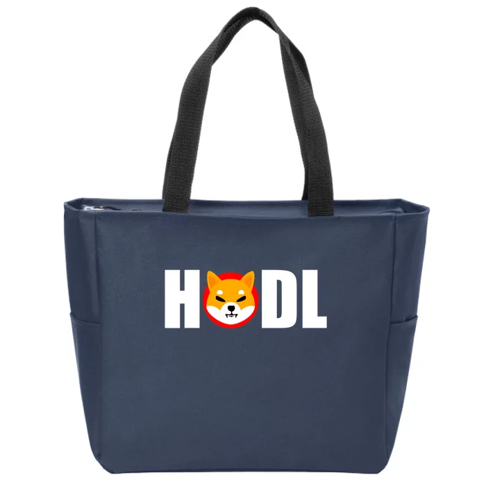 Shiba Inu Coin Crypto Token Shib Hodl Shiba Army Zip Tote Bag