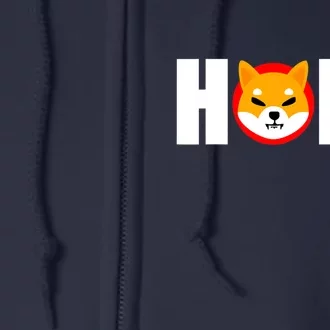 Shiba Inu Coin Crypto Token Shib Hodl Shiba Army Full Zip Hoodie