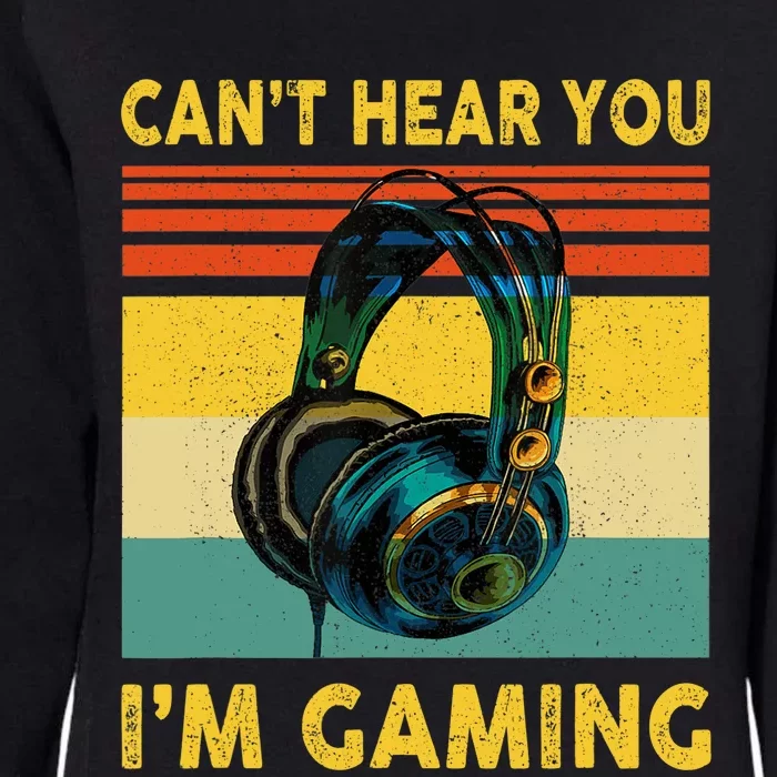 Sorry I Can't Hear You I'm Gaming Retro Gamer Gifts Boys Womens California Wash Sweatshirt