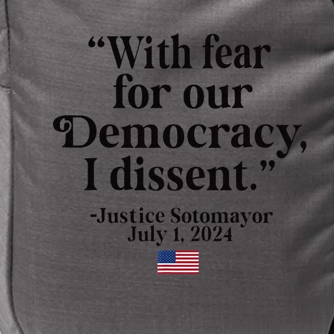 Scotus I Dissent Fear For Our Democracy Gifts Impact Tech Backpack