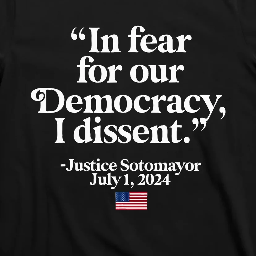 Scotus I Dissent Fear For Our Democracy T-Shirt