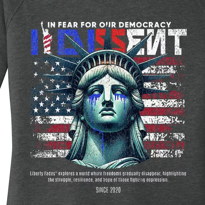 Scotus I Dissent In Fear For Our Democracy Justice Sotomayor Women's Perfect Tri Tunic Long Sleeve Shirt